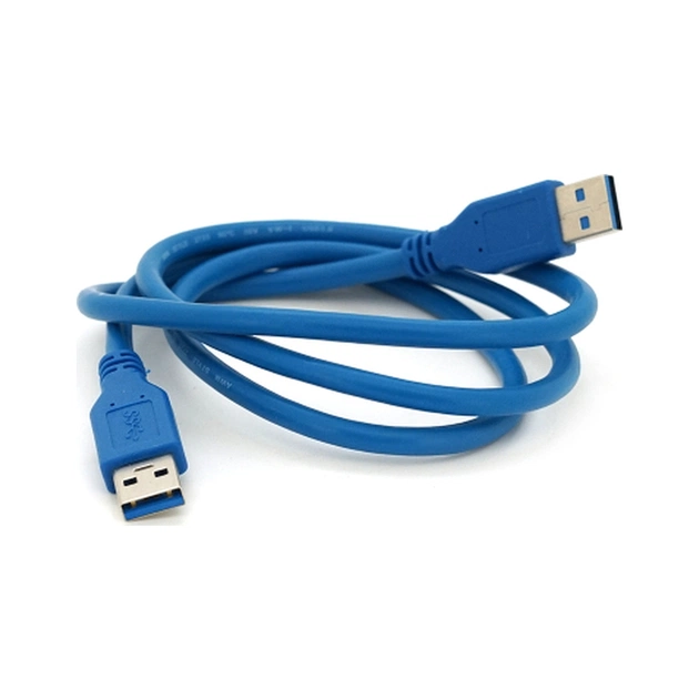 Дата кабель USB 3.0 AM/AM 1.0m Blue Voltronic (YT-3.0AM+AM-1.0) - изображение 1