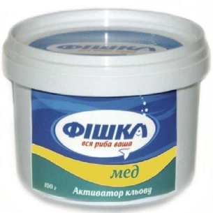 Активатор кльову Фишка 100гр мед (FSAK06100) зображення 1