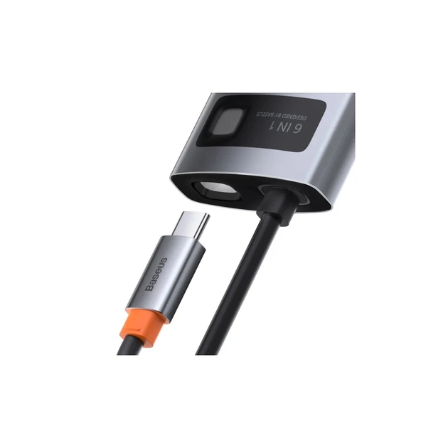 Концентратор Baseus USB-C 6-in-1 (CAHUB-CW0G) - picture 5