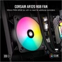 Кулер до корпусу Corsair iCUE AR120 Digital RGB Black (CO-9050166-WW) - зменшене зображення 6