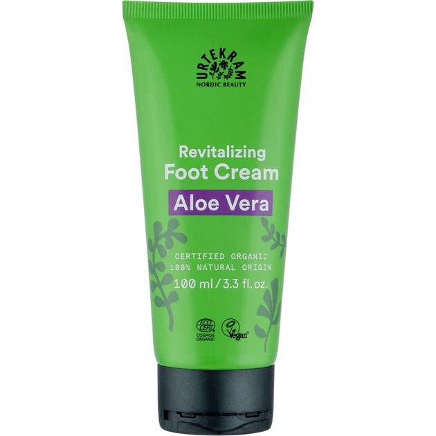 Крем для ніг Urtekram Aloe Vera Foot Cream 100 мл (5765228838969) - picture 1