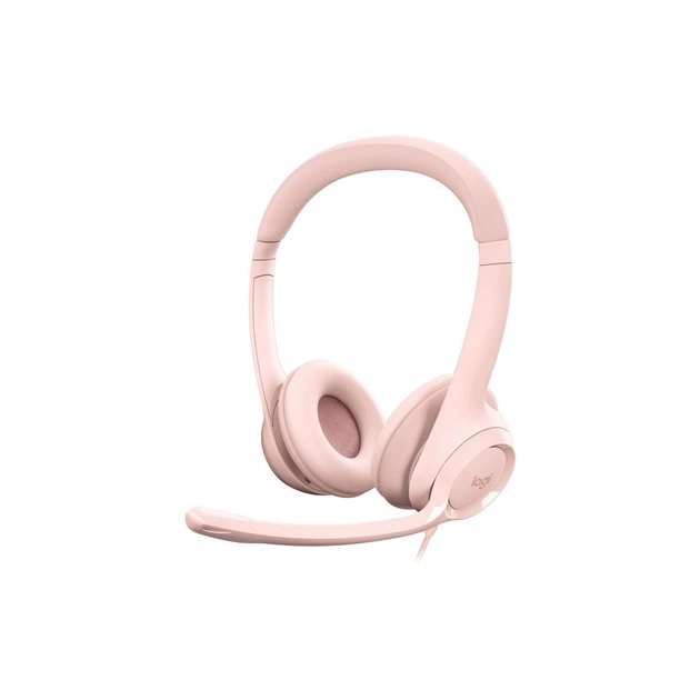 Наушники Logitech H390 USB Rose (981-001281) - изображение 1