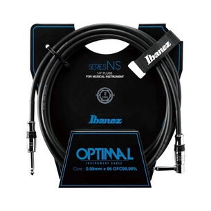Инструментальный кабель Ibanez NS10L Instrument Cable Angled 3 m (231087) изображение 1