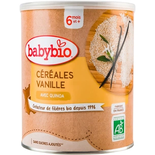Дитяча каша BabyBio Органічна злакова з кіноа та ваніллю від 6 місяців 220 г (50810) picture 1