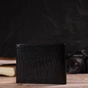 Портмоне Canpellini З натуральної шкіри Чорне (21868) - зменшене зображення 9