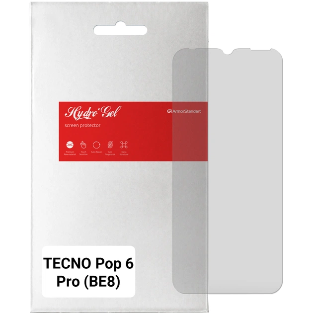 Пленка защитная Armorstandart Matte TECNO Pop 6 Pro (BE8) (ARM64831) - изображение 1
