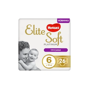Підгузки Huggies Elite Soft Platinum Mega 6 15+ кг 26 шт (5029053548845) зображення 1