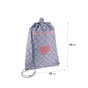 Сумка для взуття Kite Fluffy Heart Сіра (K24-601M-23) - зменшене зображення 2