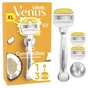 Бритва Gillette Venus Pro ComfortGlide Coconut з 3 змінними картриджами + гачок для бритви (8700216970105) - зменшене зображення 1