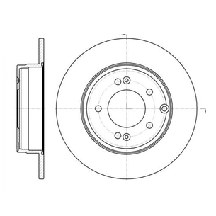 Гальмівний диск REMSA 6989.00 зображення 1