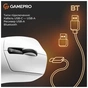 Мишка GamePro Genesis Ranker Wireless/Bluetooth/USB White (GM012W) - зменшене зображення 2