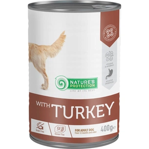 Консерви для собак Nature's Protection with Turkey 400 г (KIK45601) зображення 1