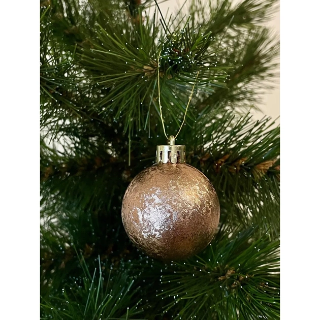 Ялинкова іграшка Chomik пластикові кульки компл. 24 шт, 3см, рожево-пудрові (5900779877153_3) - picture 4