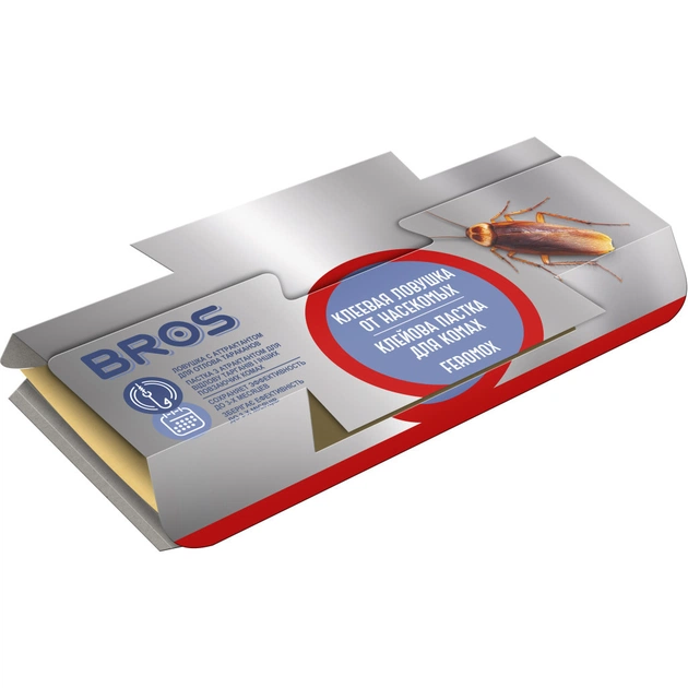 Пастка для тарганів Bros Feromox Standard клейка стрічка (5904517061514) - зображення 1