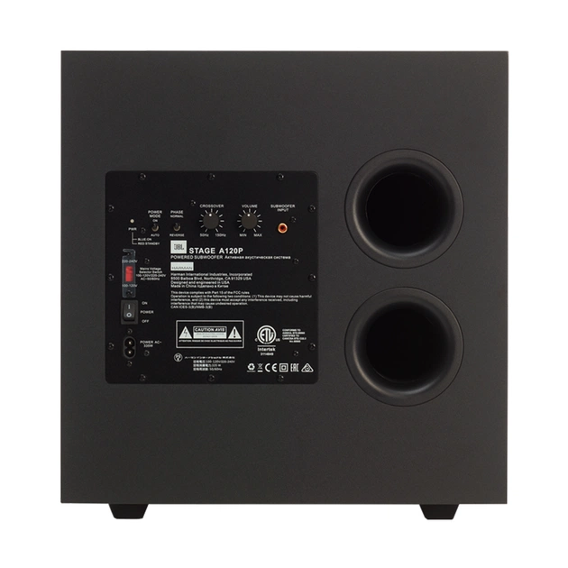Домашній сабвуфер JBL Stage A120P Black (JBLA120PBLKEB) - picture 5