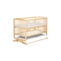 Ліжечко Klups Henry з шухлядою 120 х 60 см Сосна гойдалка (HENRY1) - зменшене зображення 1