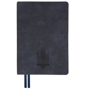 Тижневик Leo planner А5 датований 2026 "Leader", м‘який, синій, 368 сторінок (252689) зображення 1