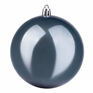 Ялинкова іграшка YES! Fun куля 10 см, глибокий синій, перламутрова (973515) зображення 1