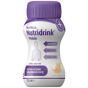 Дитяча суміш Nutricia Nutridrink Protein Vanilla зі смаком ванілі з високим вмістом білка та енергії 4 шт х 125 мл (8716900565403) зображення 1