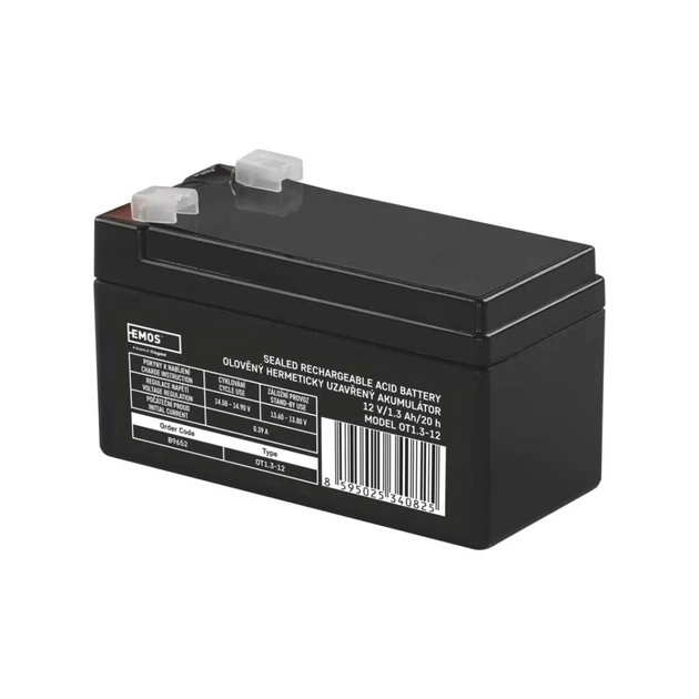 Батарея до ДБЖ EMOS 12V 1.3Ah (B9652) - зображення 1