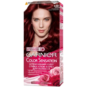 Фарба для волосся Garnier Color Sensation 4.60 Інтенсивний темно-червоний 110 мл (3600541135826) зображення 1