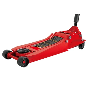 Домкрат GTM підкатний 3т,низькопрофільний (85-610мм) подвійна помпа (TZ830009) зображення 1