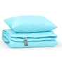 Ковдра MirSon Набір EcoSilk №1658 Eco Light Blue Ковдра 172х205 + подушка (2200002655040) - зменшене зображення 4