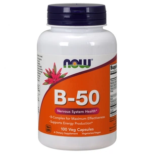 Вітамін Now Foods B-Комплекс 50, 100 гелевих капсул (NOW-00420) зображення 1