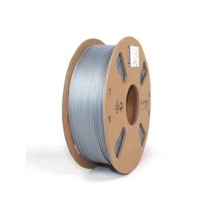 Пластик для 3D-принтера Gembird PLA+, 1.75 мм, 1 kg, silver (3DP-PLA+1.75-02-S) зображення 1