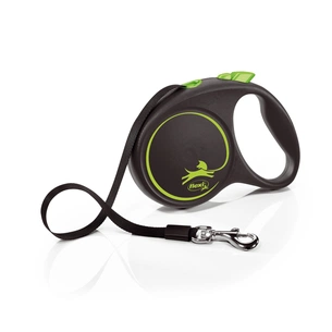 Повідець для собак Flexi Black Design L стрічка 5 м (зелений) (4000498034125) зображення 1