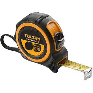 Рулетка Tolsen 25 мм х 10 м ЕРГО (36006) зображення 1
