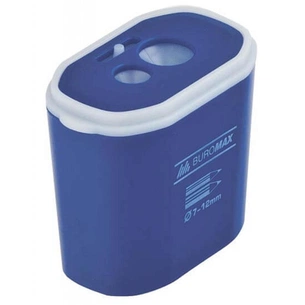 Точилка Buromax with a container, large, double, plastic (BM.4776) изображение 1