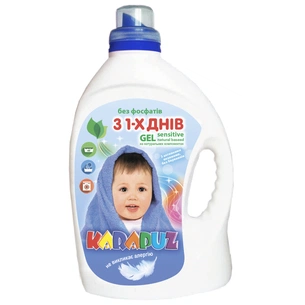 Гель для прання Карапуз Sensitive для дитячої білизни 3 л (4820049381610) зображення 1