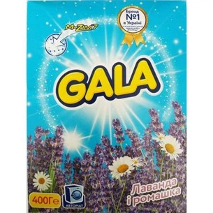 Пральний порошок Gala Автомат Лаванда та Ромашка 400 г (8001090660886) зображення 1
