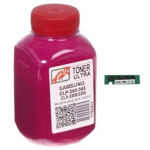 Тонер Samsung CLP-360/365/CLX-3300, 40г, 1K Magenta AHK (1505415) зображення 1