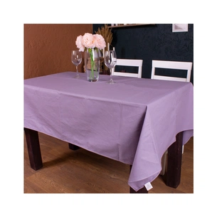 Скатертина MirSon Рогожа №214 Lavender 130x130 см (2200006738398) зображення 1