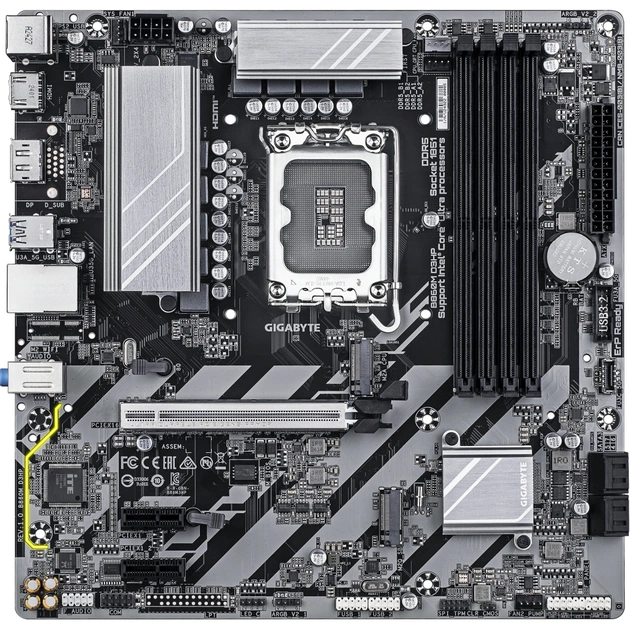 Материнська плата GIGABYTE B860M D3HP - зображення 1