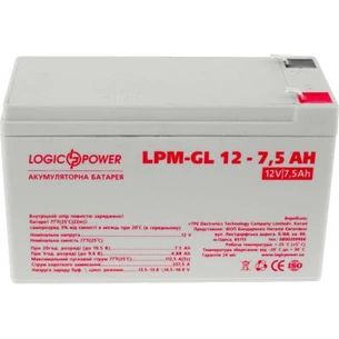 Батарея до ДБЖ LogicPower LPM-GL 12В 7.5Ah (6562) зображення 1
