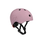 Шолом Scoot&Ride пастельно-бузковий з ліхтариком 51-53см (SR-190605-WILDBERRY) - зменшене зображення 1