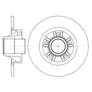 Гальмівний диск REMSA 6733.00 зображення 1