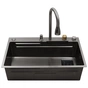 Мийка кухонна Kroner SchwarzeSET7545HM (CV033382) - зменшене зображення 8
