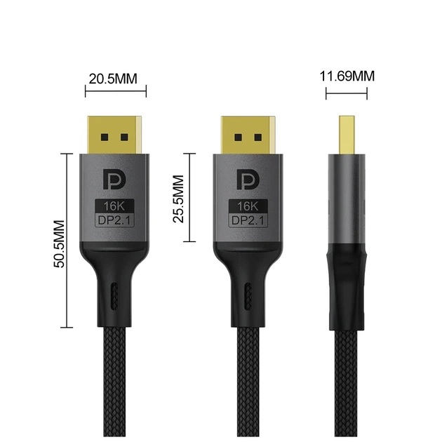 Кабель мультимедійний DisplayPort M to DisplayPort M 3.0m V2.1 16K black ColorWay (CW-CBDP092-BK) - picture 3