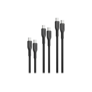 Дата кабель USB-C to USB-C 2.0m Promate (cablekit-cc.black) зображення 1