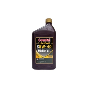 Моторна олива Coastal LubriGold Full Synthetic 5W40 Euro, 0,946 л зображення 1