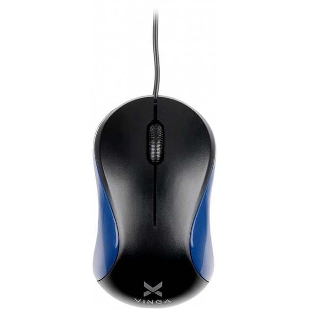 Мишка Vinga MS-882 black - blue - зображення 1