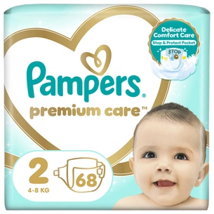 Підгузки Pampers Premium Care Розмір 2 (4-8 кг) 68 шт (8001841104874) зображення 1