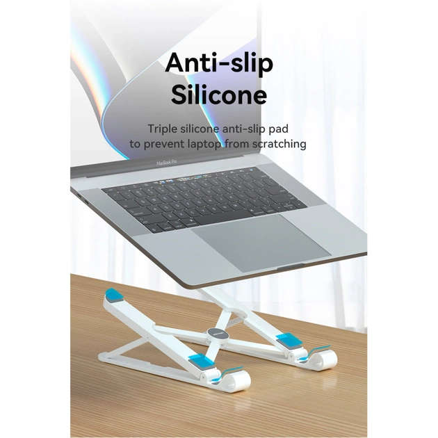 Підставка до ноутбука Vention Laptop X-type Stand White ABS 83-170мм (KDNW0) - picture 7