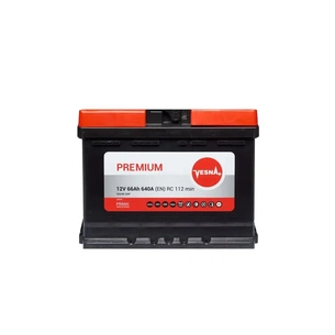Акумулятор автомобільний Vesna 66 Ah/12V Premium Euro (415 266S) зображення 1