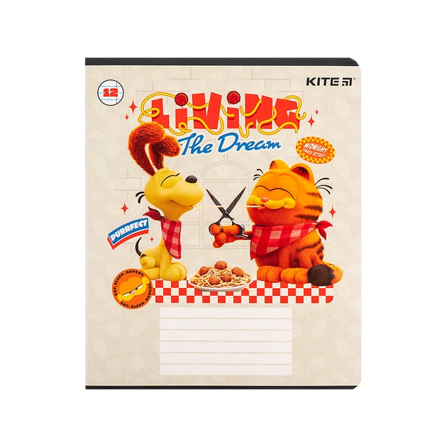 Зошит Kite Garfield, 12 аркушів, лінія (GF24-234) - picture 9