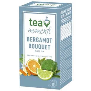 Чай Tea Moments Bergamot Bouquet черный 25х1.8 г (tm.00643) изображение 1